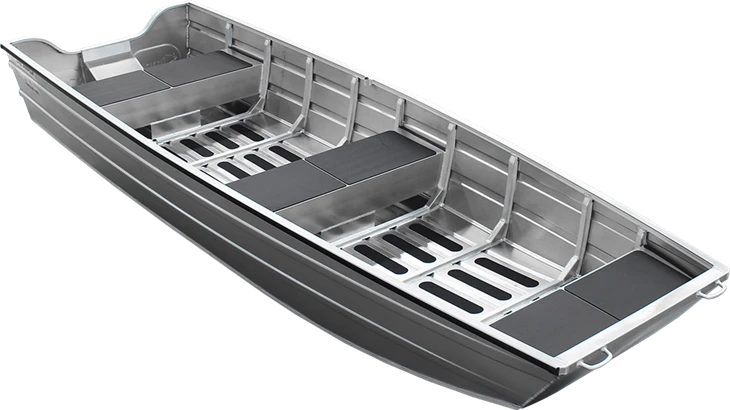 15 Ft Aluminum Flat Bottomed Boat factory